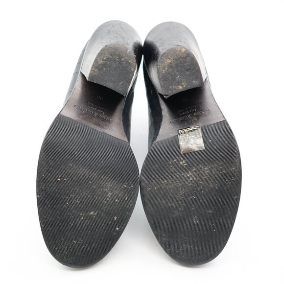 Acne Studios Star Chelsea Bootie Women's EU 36 Metallic Gray Leather Ankle Boots - Picture 9 of 11